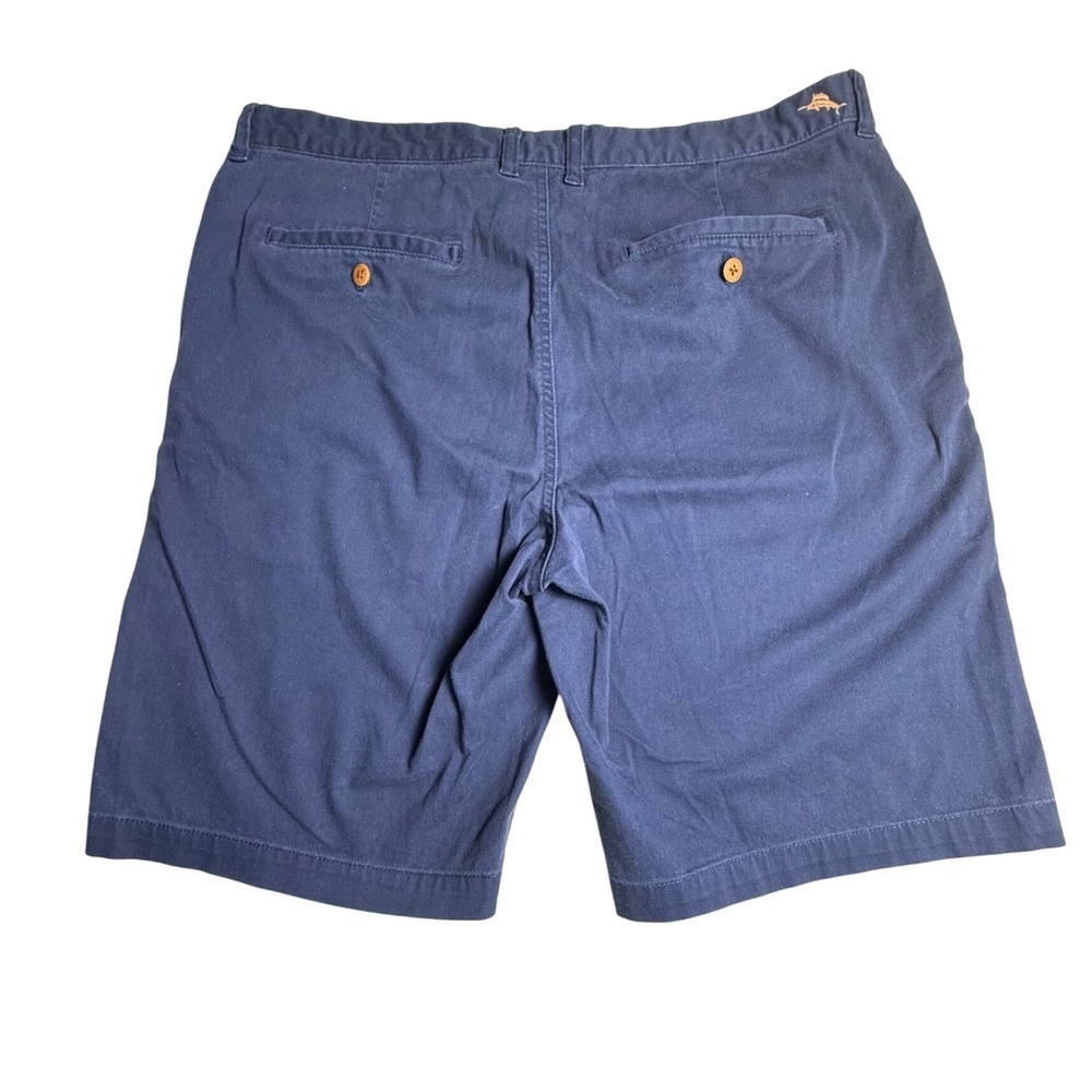 Tommy Bahama Blue Cordoroy Shorts Men's Flat Front Casual Performance Feel - - Picture 6 of 9